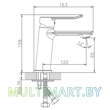 Смеситель Haiba HB10556 картинка 2
